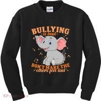 Elephant Anti Bullying Awareness Month Kids Sweatshirt thumb 0