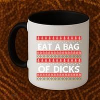 Eat A Bag Of Dicks Ugly Christmas1 Coffee Mug thumb 2