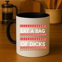 Eat A Bag Of Dicks Ugly Christmas1 Coffee Mug thumb 4