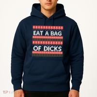 Eat A Bag Of Dicks Ugly Christmas1 Hoodie thumb 2