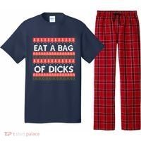 Eat A Bag Of Dicks Ugly Christmas1 Pajama Set thumb 0