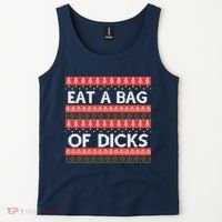 Eat A Bag Of Dicks Ugly Christmas1 Tank Top thumb 2