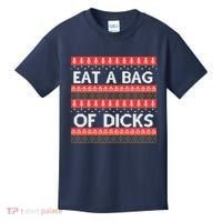 Eat A Bag Of Dicks Ugly Christmas1 Kids T-Shirt thumb 0