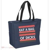 Eat A Bag Of Dicks Ugly Christmas1 Tote Bag thumb 2