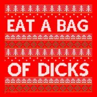 Eat A Bag Of Dicks Ugly Christmas1 Santa Hat thumb 1