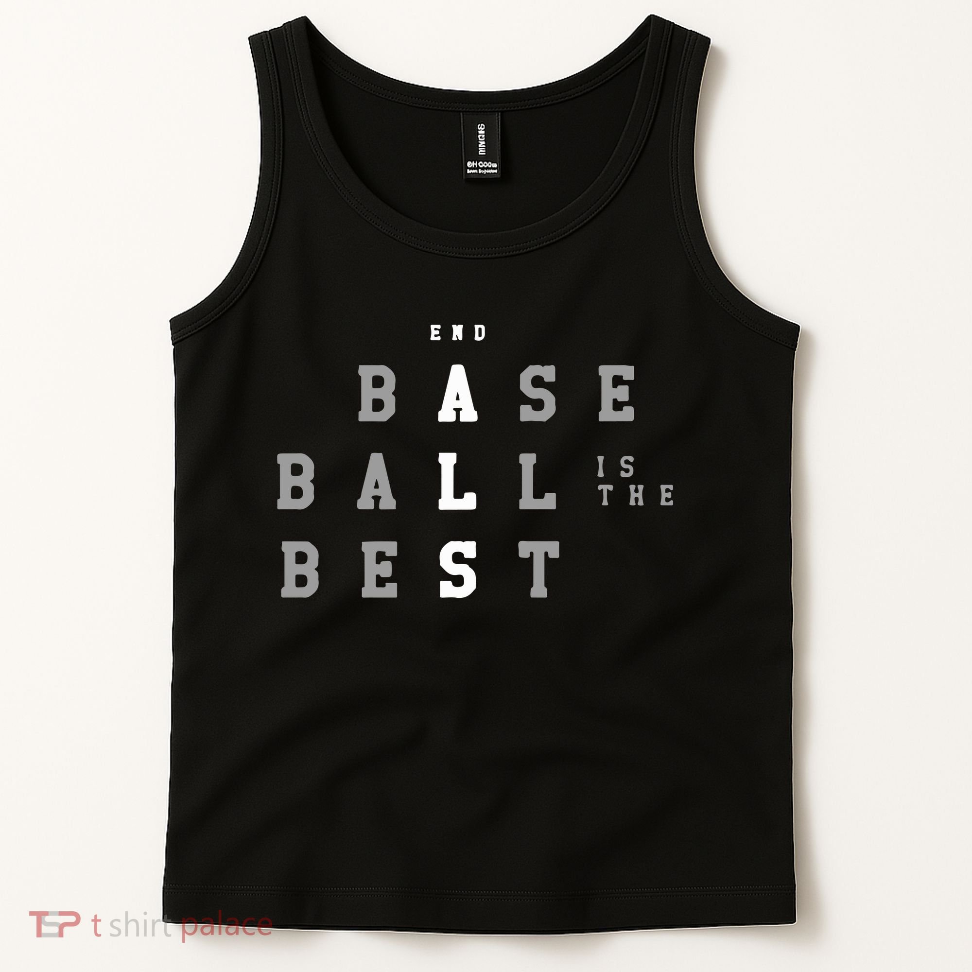 End ALS Baseball Is The Best Baseball Lover Baseball Team Tank Top