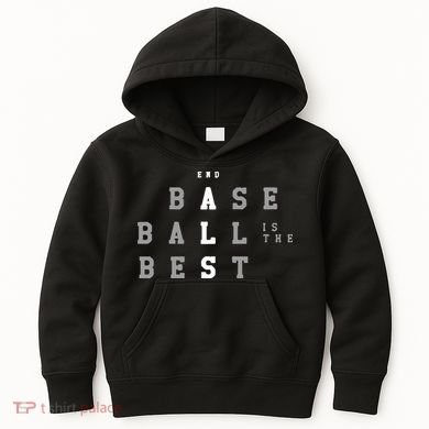 End ALS Baseball Is The Best Baseball Lover Baseball Team Kids Hoodie