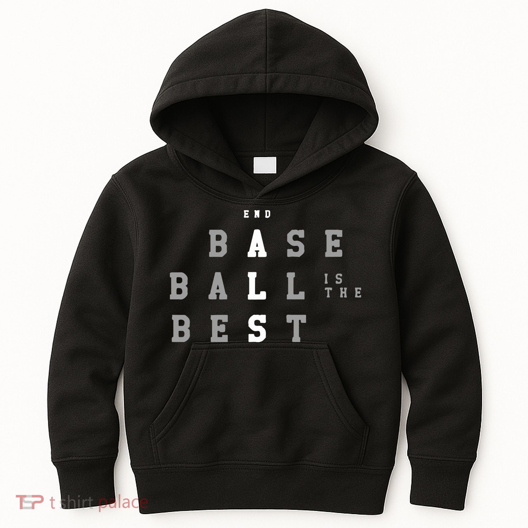 End ALS Baseball Is The Best Baseball Lover Baseball Team Kids Hoodie