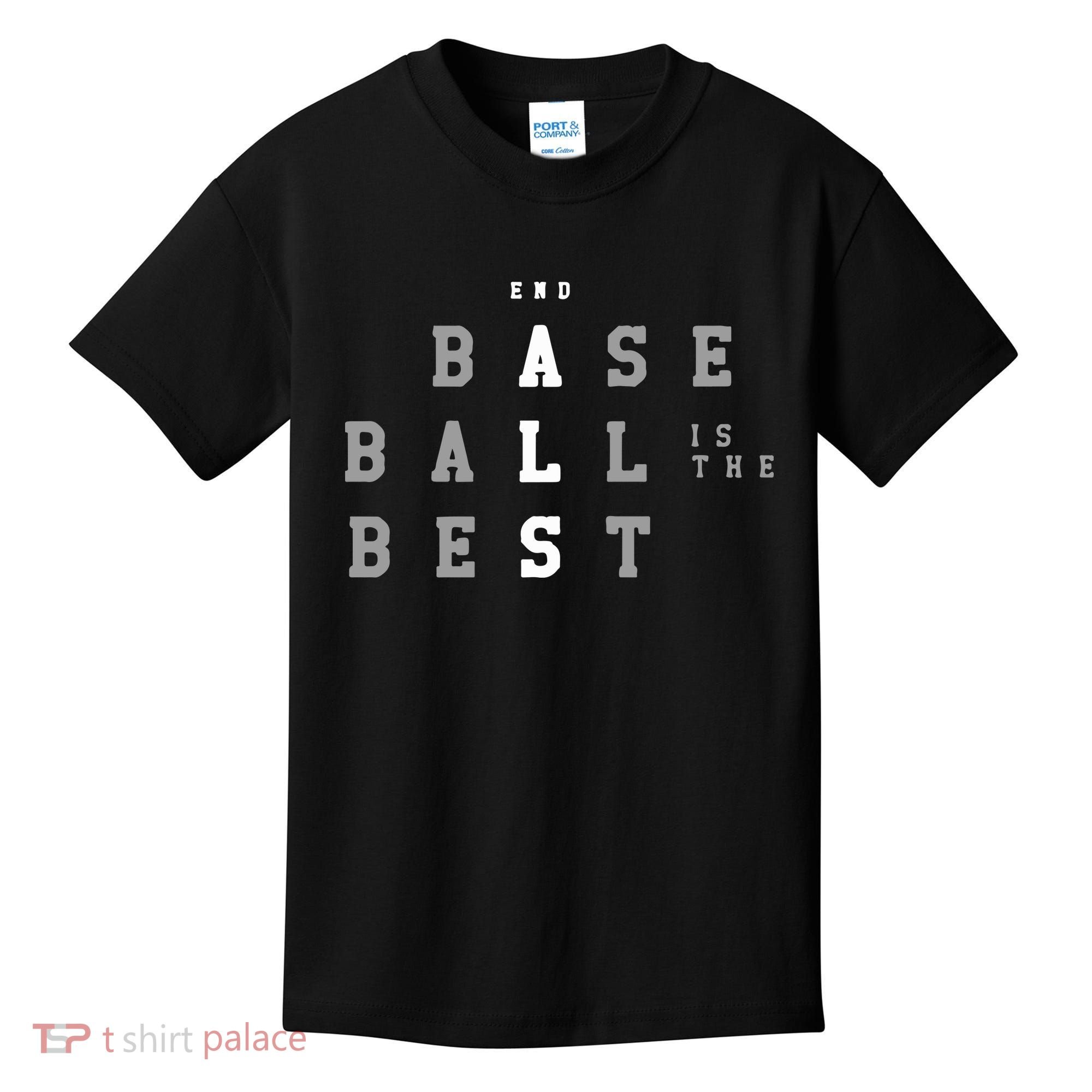 End ALS Baseball Is The Best Baseball Lover Baseball Team Kids T-Shirt