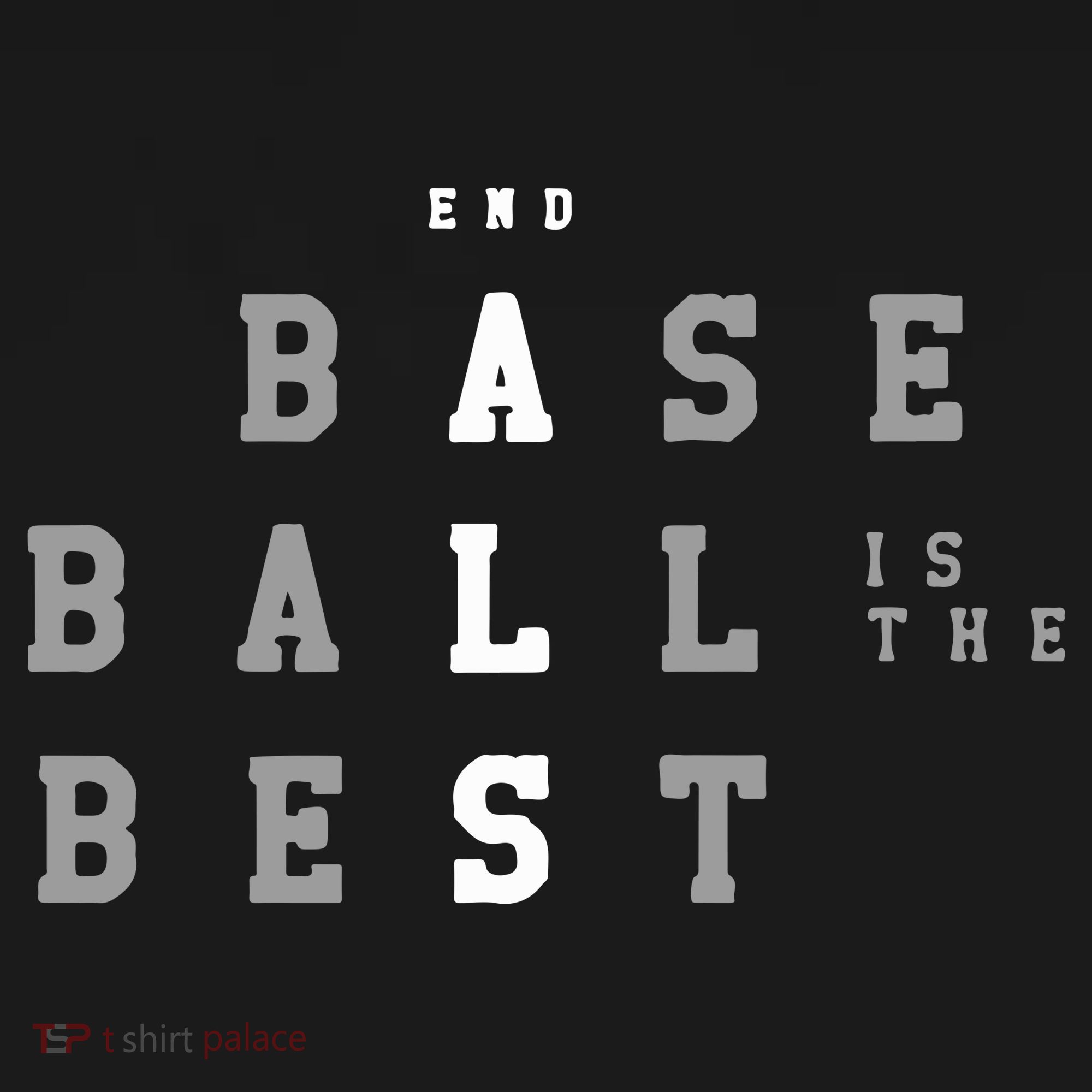 End ALS Baseball Is The Best Baseball Lover Baseball Team Kids T-Shirt