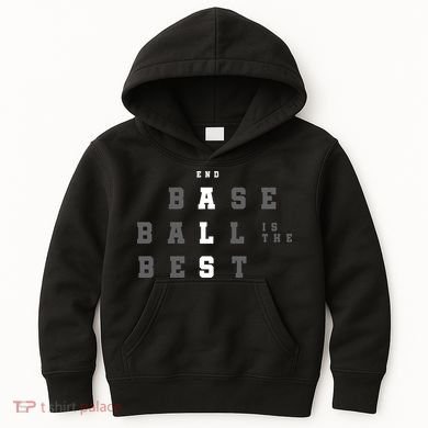 End ALS Baseball Is The Best Baseball Lover Baseball Team Kids Hoodie