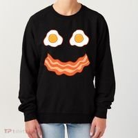 Egg And Bacon Egg And Bacon Face Brunch Breakfast Women's Sweatshirt thumb 0