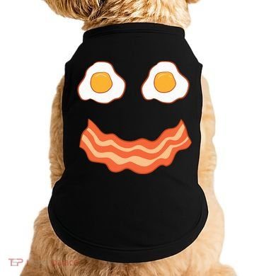Egg And Bacon Egg And Bacon Face Brunch Breakfast Doggie Tank