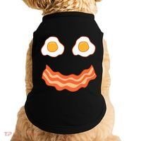 Egg And Bacon Egg And Bacon Face Brunch Breakfast Doggie Tank thumb 0
