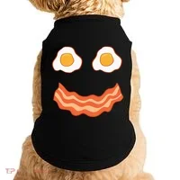 Egg And Bacon Egg And Bacon Face Brunch Breakfast Doggie Tank thumb 0