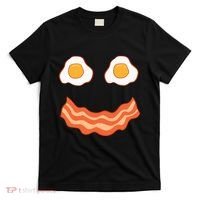 Egg And Bacon Egg And Bacon Face Brunch Breakfast T-Shirt thumb 0