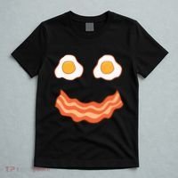 Egg And Bacon Egg And Bacon Face Brunch Breakfast T-Shirt thumb 5