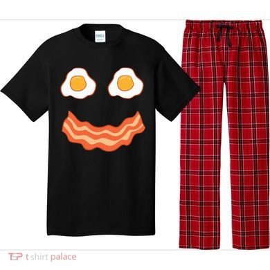 Egg And Bacon Egg And Bacon Face Brunch Breakfast Pajama Set