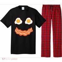 Egg And Bacon Egg And Bacon Face Brunch Breakfast Pajama Set thumb 0