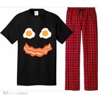 Egg And Bacon Egg And Bacon Face Brunch Breakfast Pajama Set thumb 0