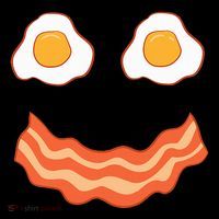 Egg And Bacon Egg And Bacon Face Brunch Breakfast Pajama Set thumb 2