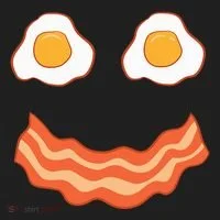 Egg And Bacon Egg And Bacon Face Brunch Breakfast Tumbler thumb 3