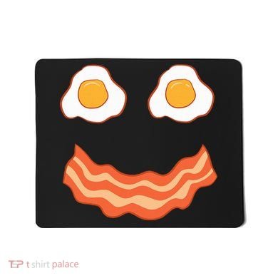 Egg And Bacon Egg And Bacon Face Brunch Breakfast Mousepad