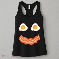 Egg And Bacon Egg And Bacon Face Brunch Breakfast Women's Tank Top thumb 3