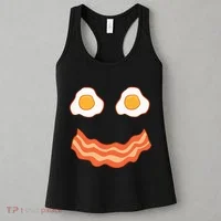 Egg And Bacon Egg And Bacon Face Brunch Breakfast Women's Tank Top thumb 3