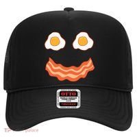 Egg And Bacon Egg And Bacon Face Brunch Breakfast Hat thumb 0