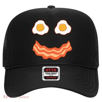 Egg And Bacon Egg And Bacon Face Brunch Breakfast Hat