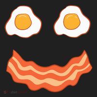 Egg And Bacon Egg And Bacon Face Brunch Breakfast Hat thumb 2