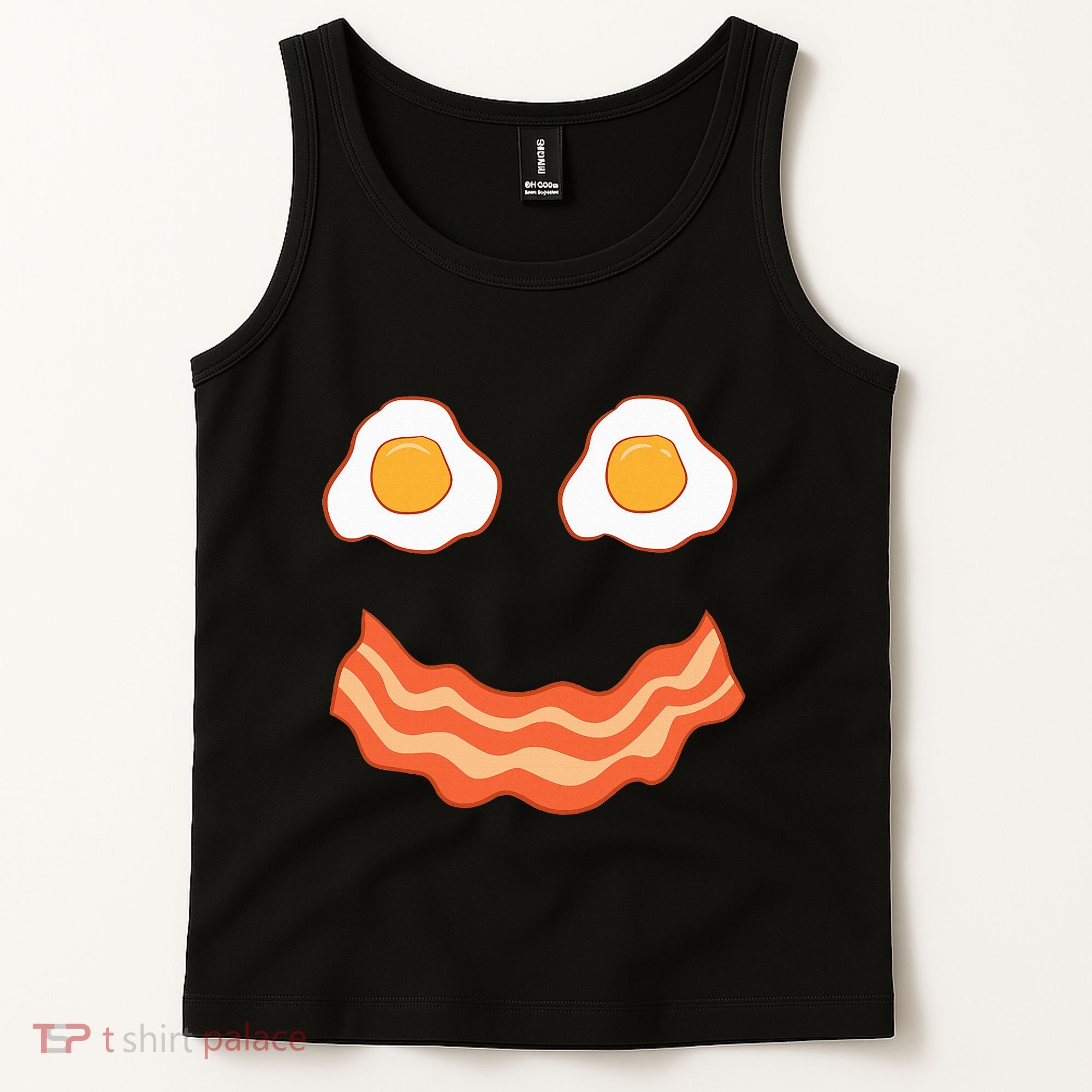 Egg And Bacon Egg And Bacon Face Brunch Breakfast Tank Top