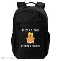 Elect A Clown Expect A Circus Backpack thumb 0