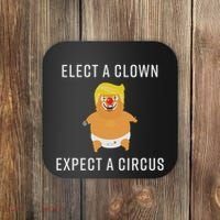 Elect A Clown Expect A Circus Coaster thumb 0