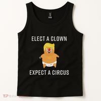 Elect A Clown Expect A Circus Tank Top thumb 2