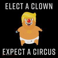 Elect A Clown Expect A Circus Women's Long Sleeve Shirt thumb 2