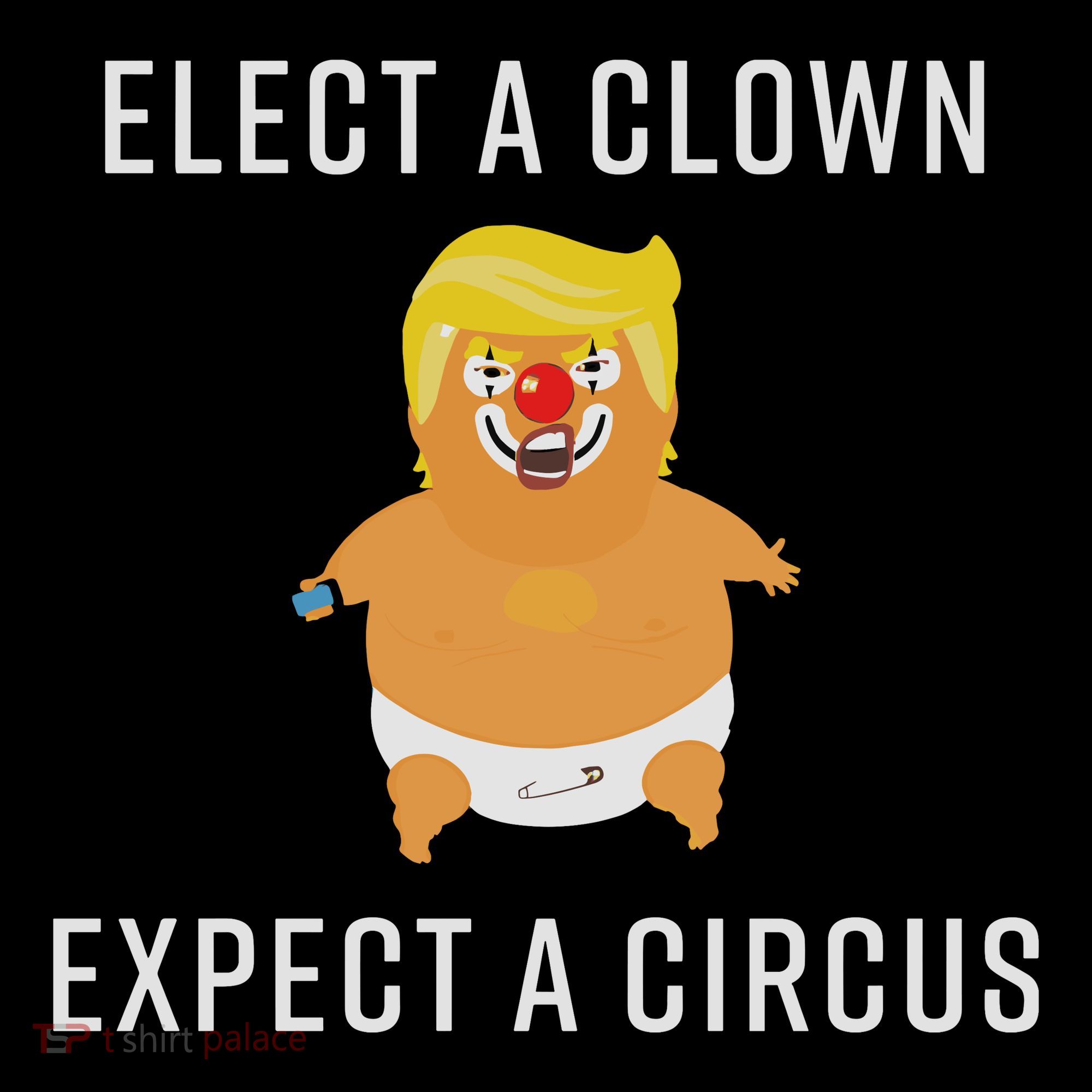 Elect A Clown Expect A Circus Kids Sweatshirt