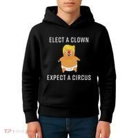 Elect A Clown Expect A Circus Kids Hoodie thumb 4