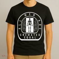Embalmer All Cremated Equal Skeleton Mortician Director T-Shirt thumb 3