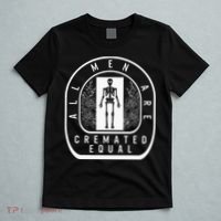 Embalmer All Cremated Equal Skeleton Mortician Director T-Shirt thumb 5