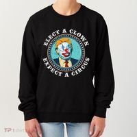 Elect A Clown Expect A Circus Anti Trump Women's Sweatshirt thumb 0