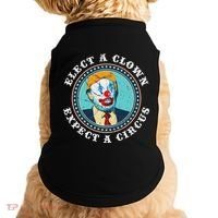 Elect A Clown Expect A Circus Anti Trump Doggie Tank thumb 0