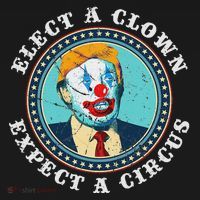 Elect A Clown Expect A Circus Anti Trump Apron thumb 3