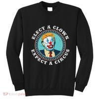 Elect A Clown Expect A Circus Anti Trump Sweatshirt thumb 0