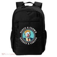 Elect A Clown Expect A Circus Anti Trump Backpack thumb 0
