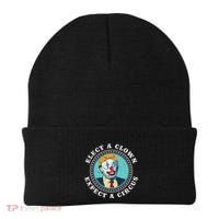 Elect A Clown Expect A Circus Anti Trump Beanie thumb 0