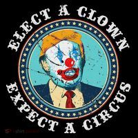 Elect A Clown Expect A Circus Anti Trump Women's Hoodie thumb 2