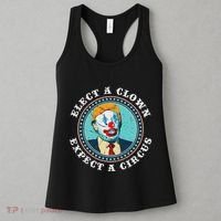 Elect A Clown Expect A Circus Anti Trump Women's Tank Top thumb 3