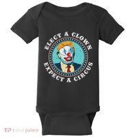 Elect A Clown Expect A Circus Anti Trump Baby Bodysuit thumb 0